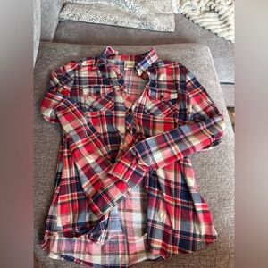 Classic Plaid Button-Down Shirt